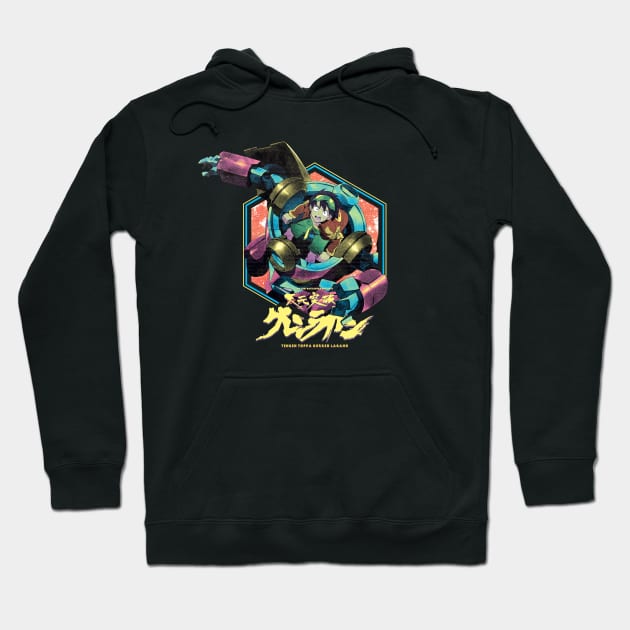 Tengen Toppa Gurren Lagann Hoodie by geeeeeeeeeeeek